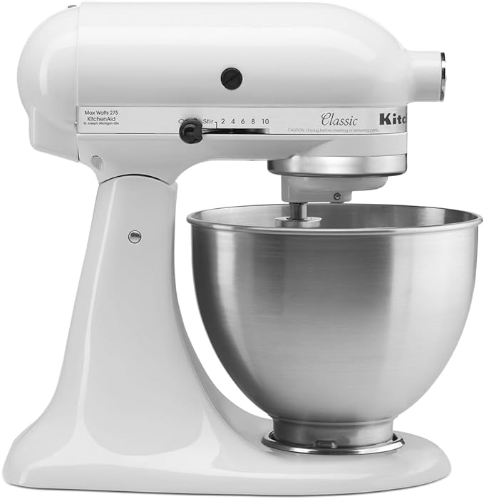 KitchenAid Classic K45SS 4.5-Quart Tilt-Head Stand Mixer