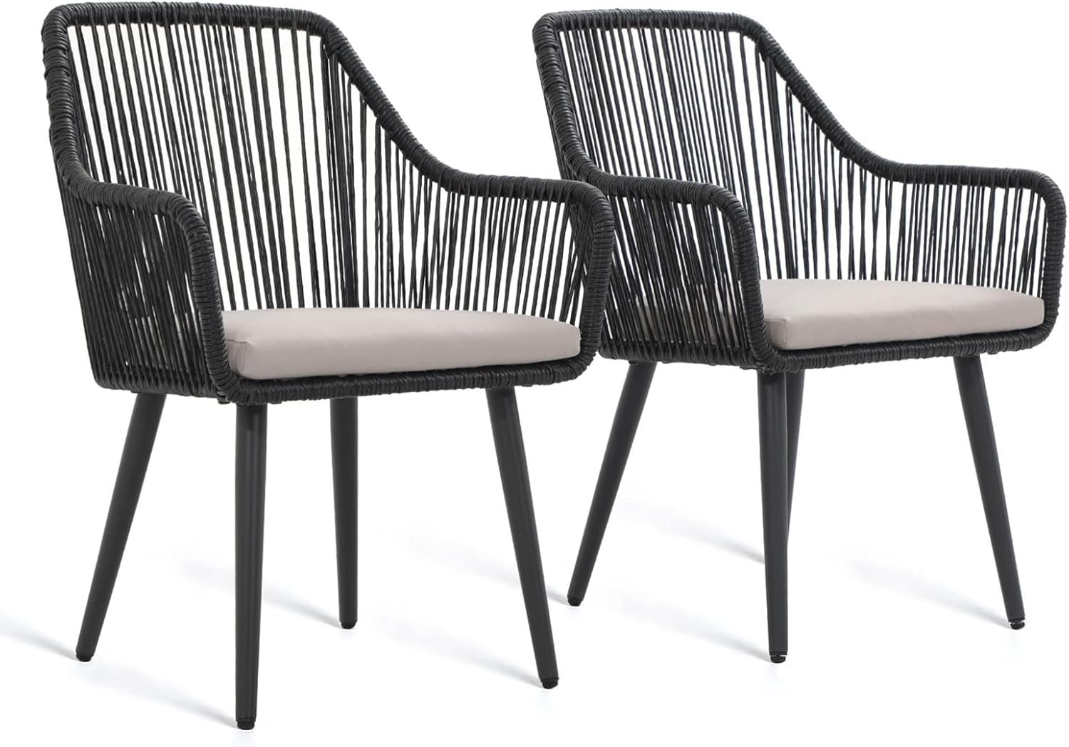 JOIVI Outdoor Lounge Chair with Cushions