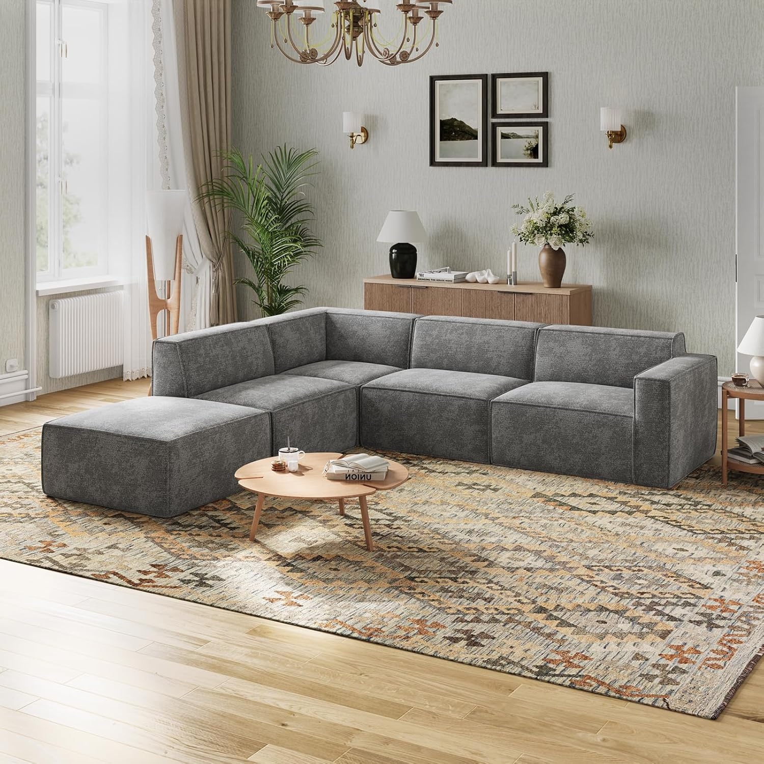 Novilla 109" Modular Sectional Sofa