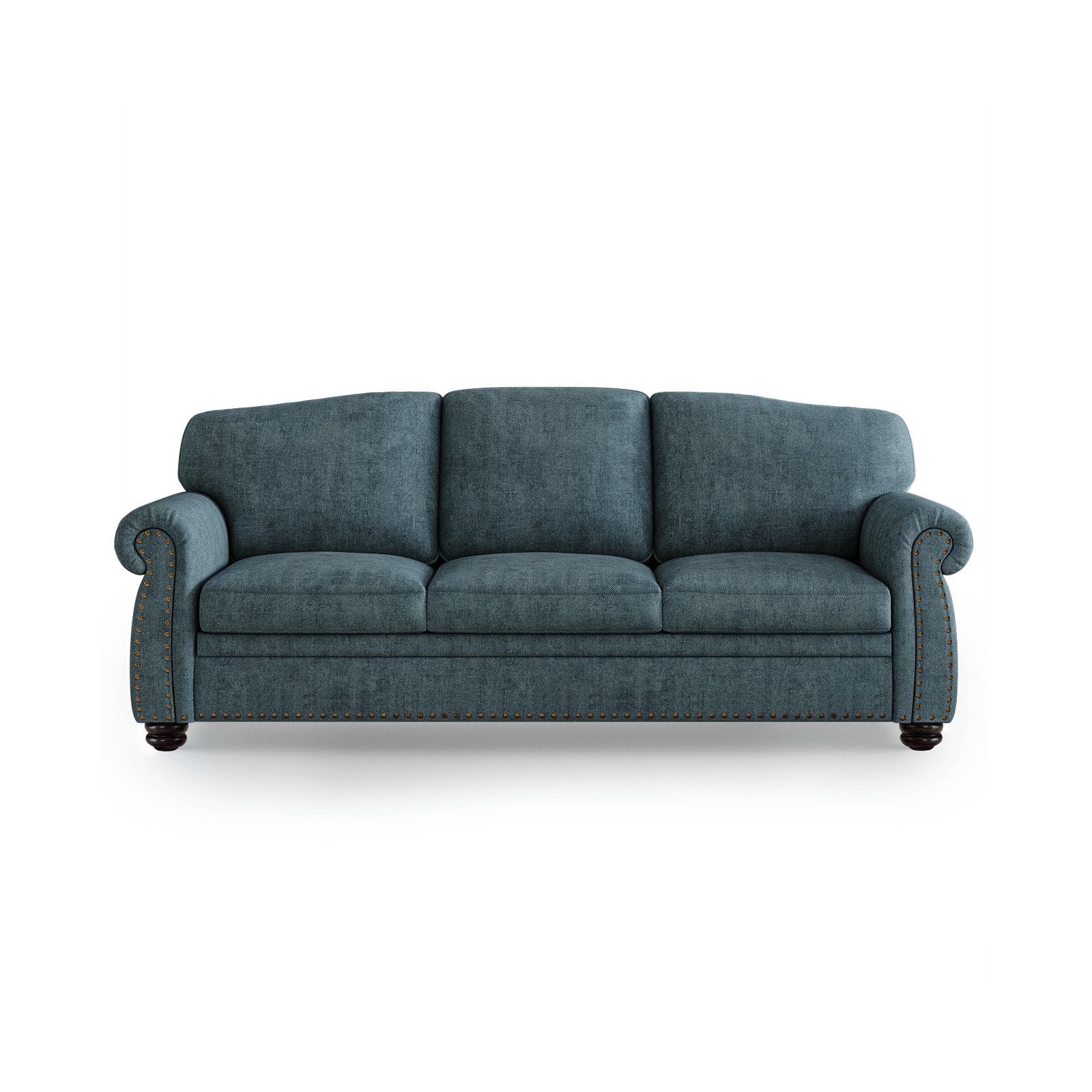ONBRILL 90" Rolled Arm Sofa — Beige