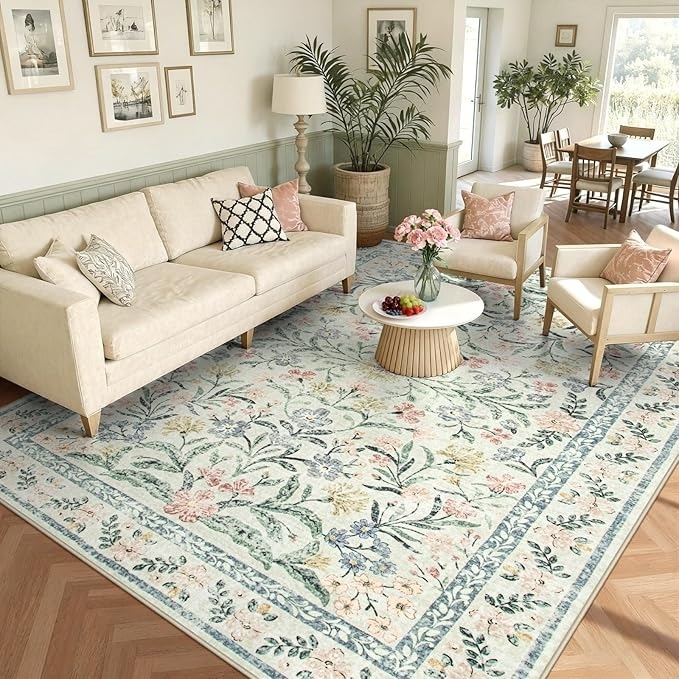 Wonnitar Boho Washable Rug 8x10
