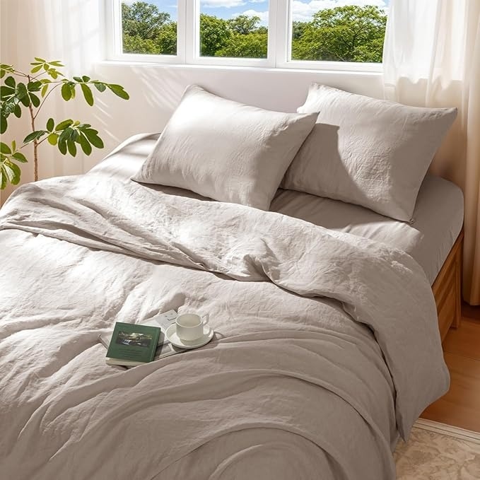 Pure Linen Duvet Cover Set Queen
