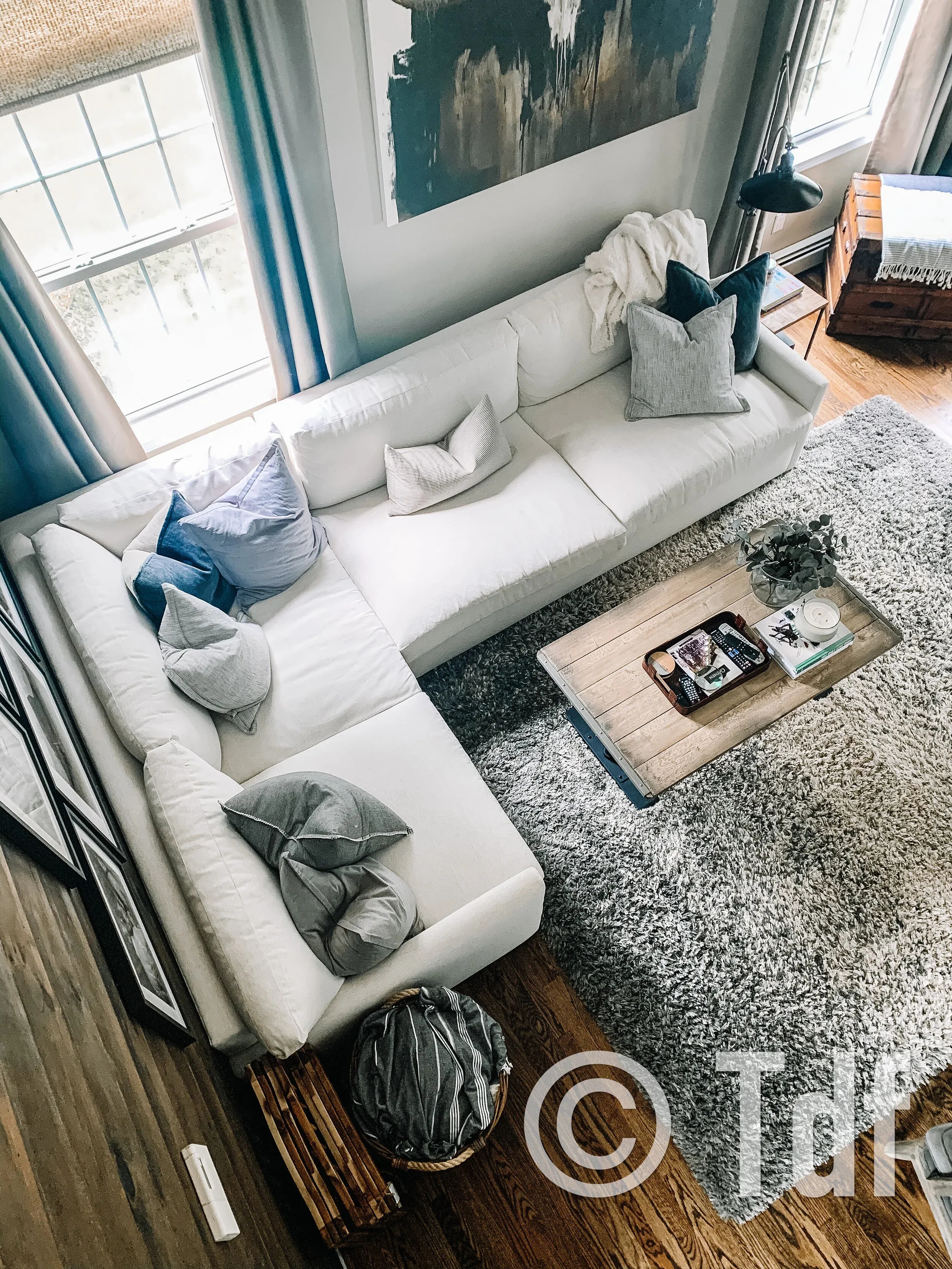 Arhaus sectional sofa