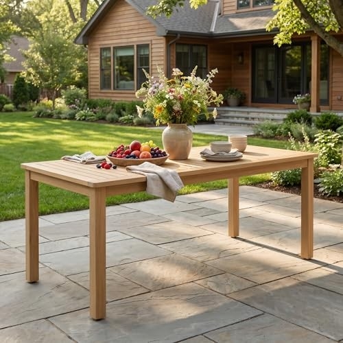Wisteria Lane 69-Inch Acacia Outdoor Dining Table