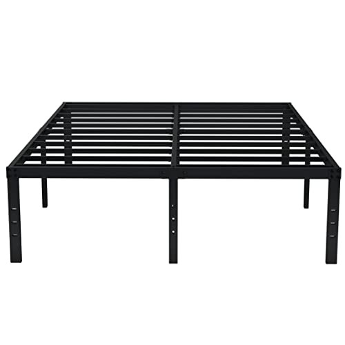 EMODA 18" Heavy Duty Queen Bed Frame with Storage Space