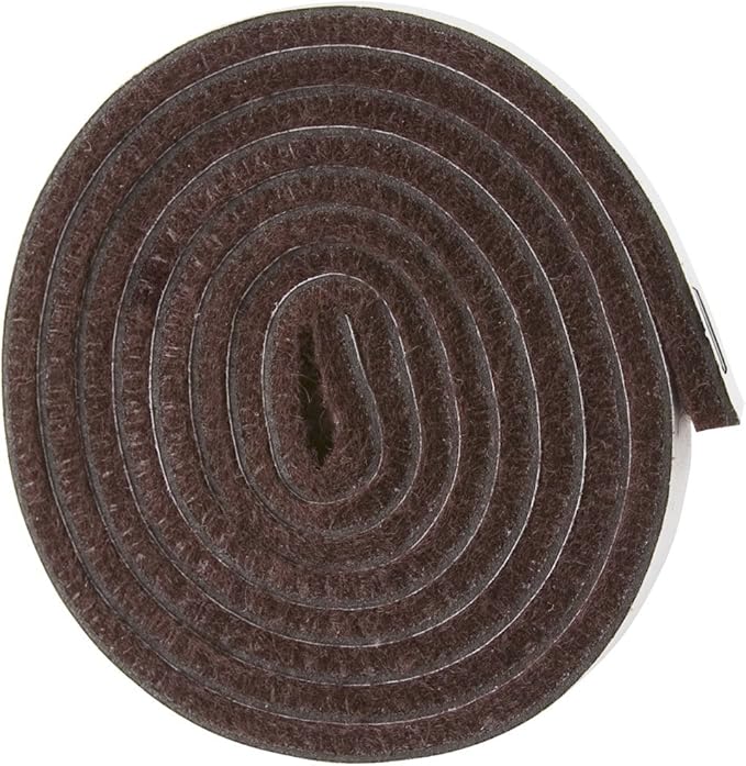 Self-Stick Heavy Duty Felt Strip Roll (1/2 in x 60 in)