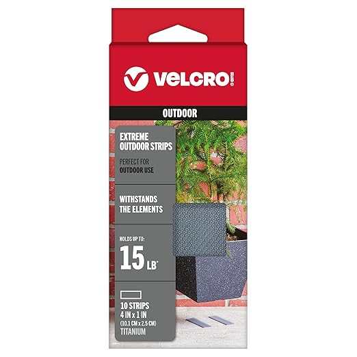 Velcro Industrial-Strength Adhesive Strips (for Peggy cushion-slide fix)