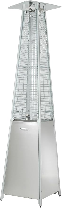 AZ Patio Pyramid Glass Tube Propane Patio Heater (Stainless Steel, CSA Certified) product image
