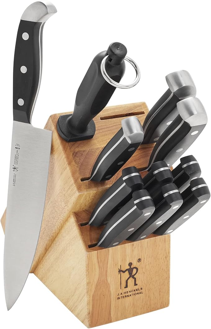 HENCKELS Solution 12-Piece Knife Block Set on Amazon