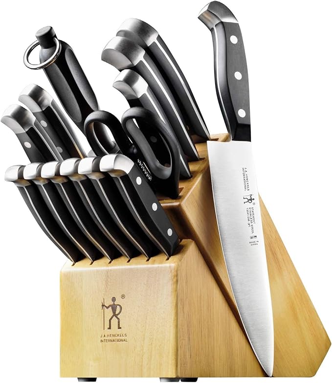 HENCKELS Statement 15-Piece Knife Block Set on Amazon