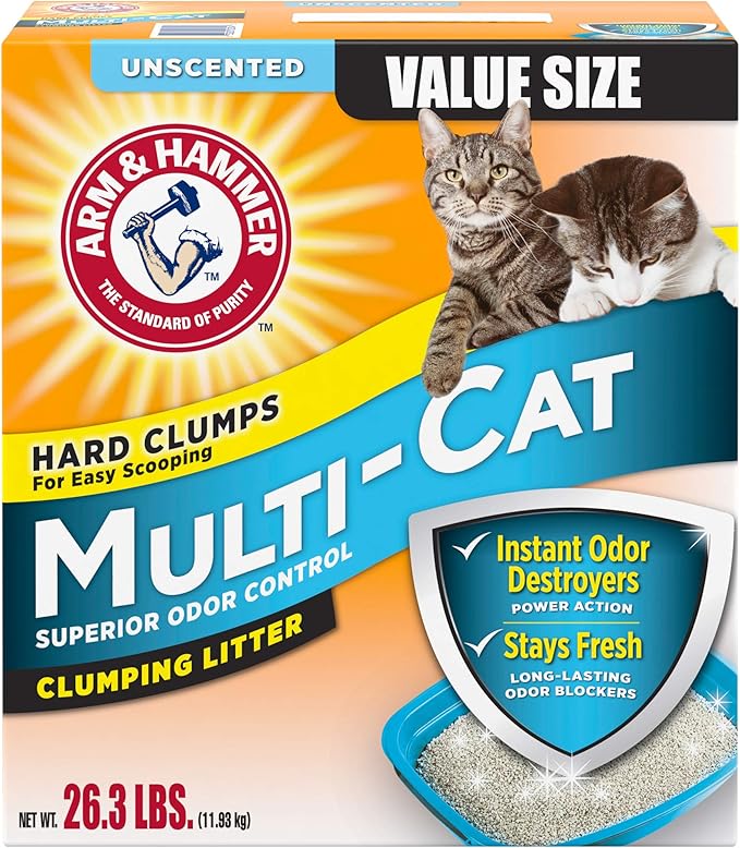 Arm and Hammer Clump and Seal Multi-Cat Litter on Amazon
