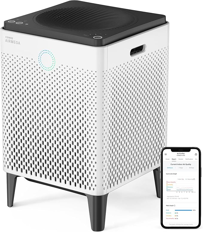 Coway Airmega 400S Smart Air Purifier with 1,560 sq. ft. Coverage on Amazon