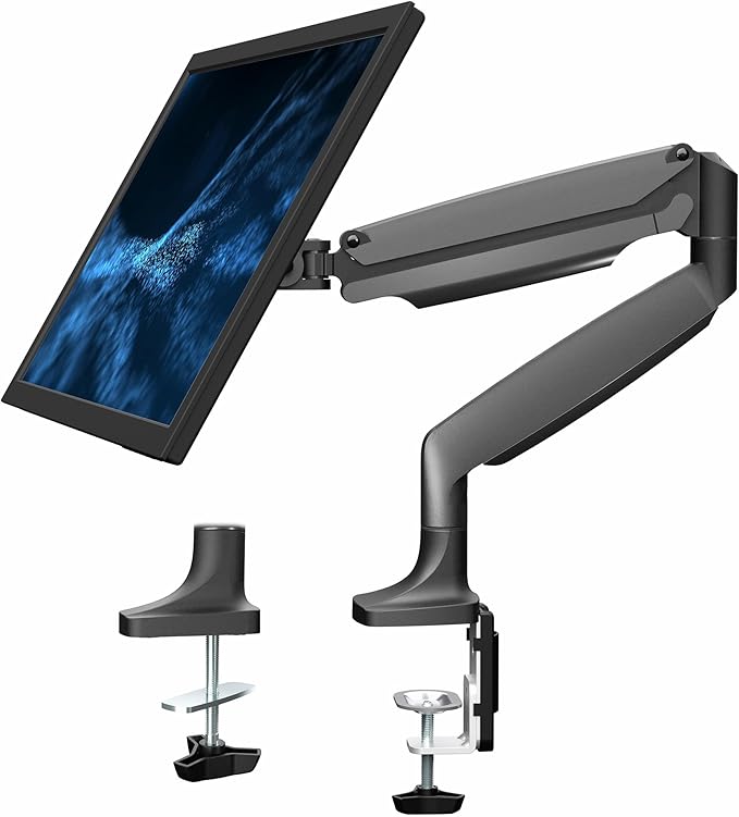 VIVO Premium Aluminum Gas Spring Monitor Arm (Jarvis-style)