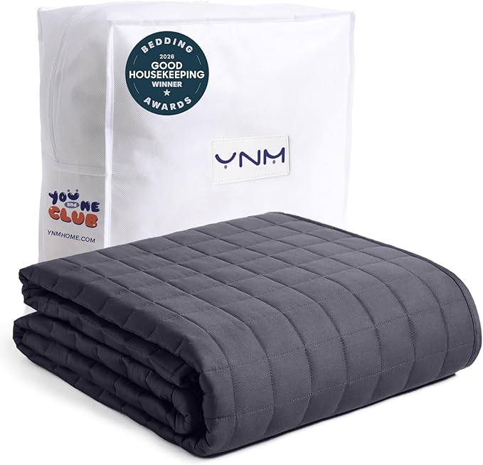 YnM Weighted Blanket (15 lbs, 48 x 72 inches)