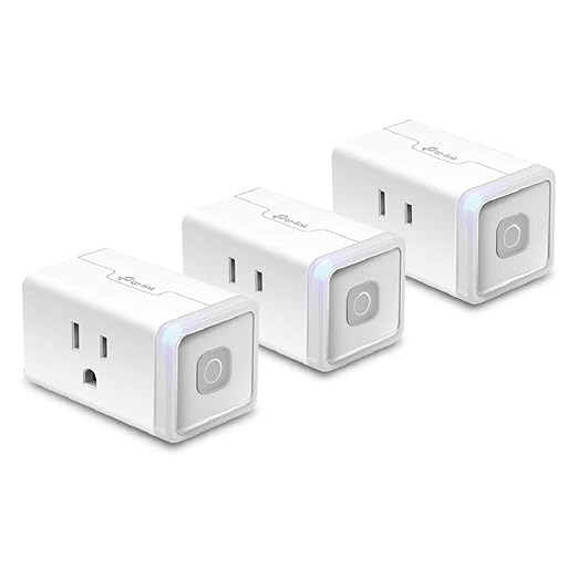 Kasa Smart Plug Mini with Energy Monitoring (KP125M) for apartment renter smart home