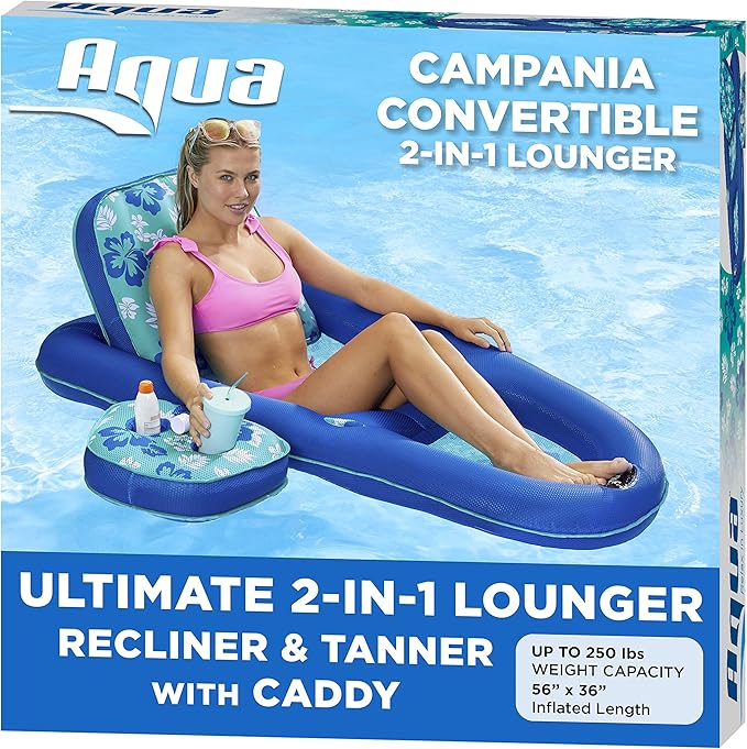 Aqua Campania Ultimate 2-in-1 Recliner Lounger