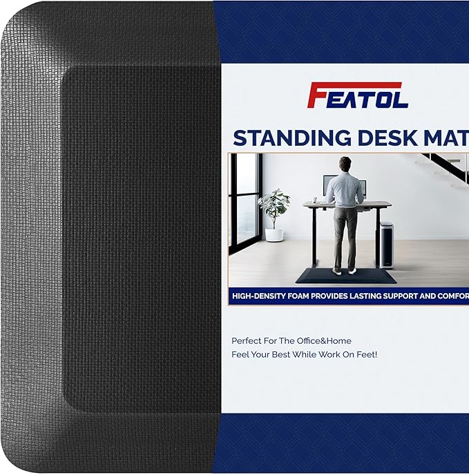 FEATOL Anti-Fatigue Standing Desk Mat on Amazon