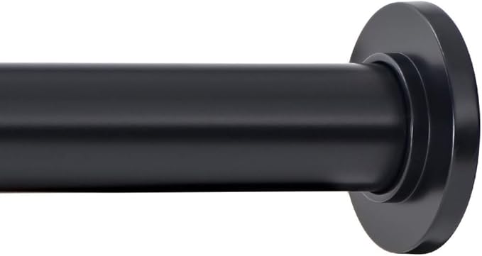 Ivilon Twist-and-Fit Tension Curtain Rod for renters