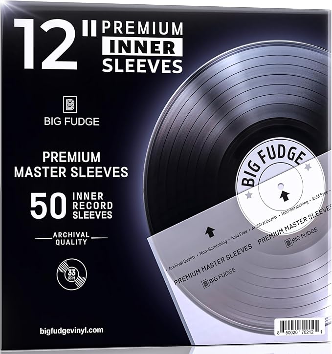 Big Fudge Premium Anti-Static Inner Sleeves (50 pack)