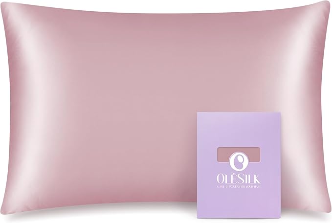 OLESILK 19 Momme Mulberry Silk Pillowcase (Second Case for Rotation) product image
