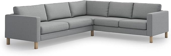TLYESD Karlstad Sofa Cover Replacement (Light Grey)