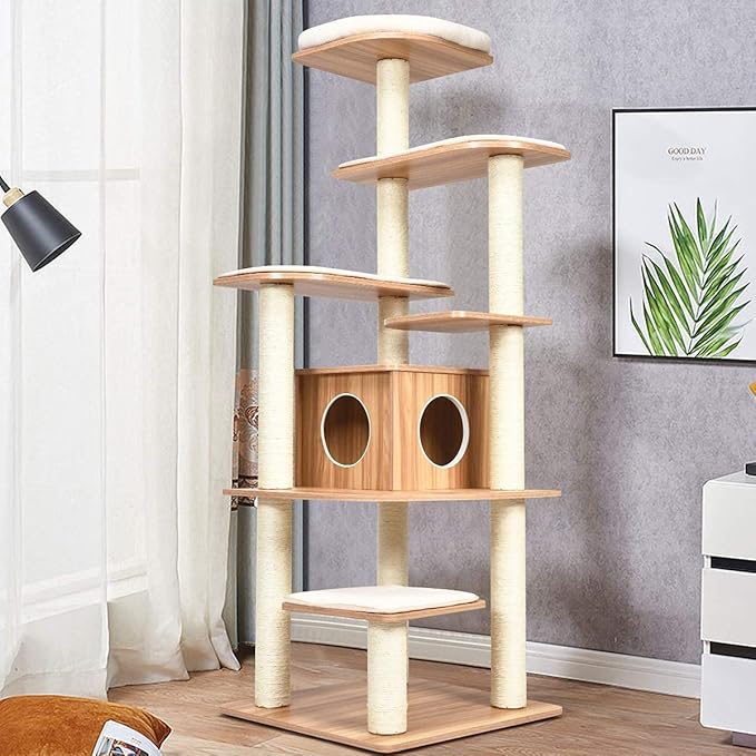 Tangkula 65 Inch Multi-Level Cat Tree on Amazon