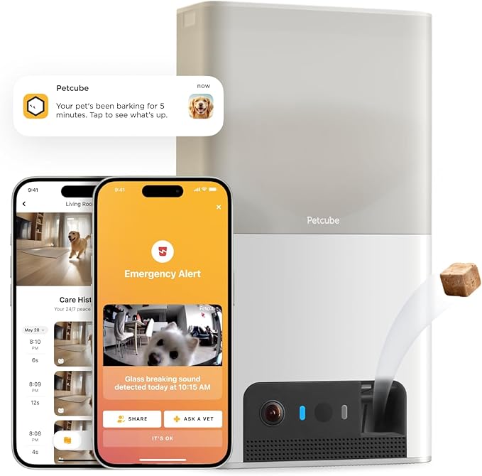 Petcube Bites 2 Lite Treat-Dispensing Pet Camera on Amazon