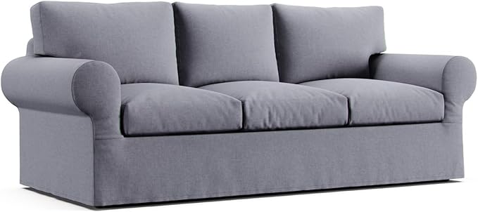 Comfort Works Custom Ektorp Sofa Cover (3-seater, Weave Grey)
