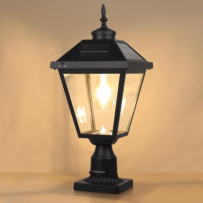 Kemeco ST4334Q LED Cast Aluminum Solar Lantern