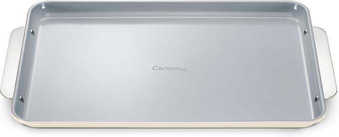 Caraway Ceramic-Coated Sheet Pan - The Best Sheet Pans for Roasting on Amazon (2026)