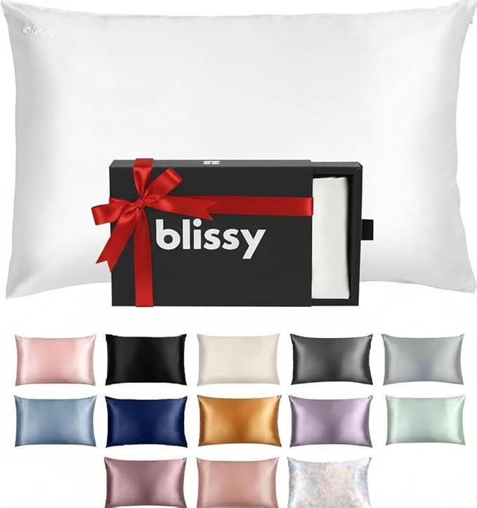 Blissy 100% Mulberry Silk Pillowcase, 22 Momme 6A Grade product image