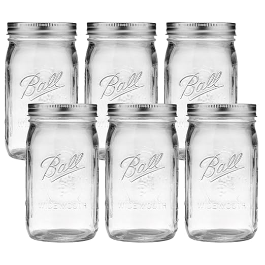 Ball Wide Mouth Quart Mason Jars (12-pack)