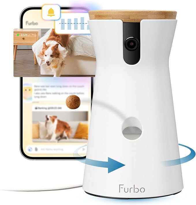 Furbo 360 Dog Camera with Treat Dispenser on Amazon