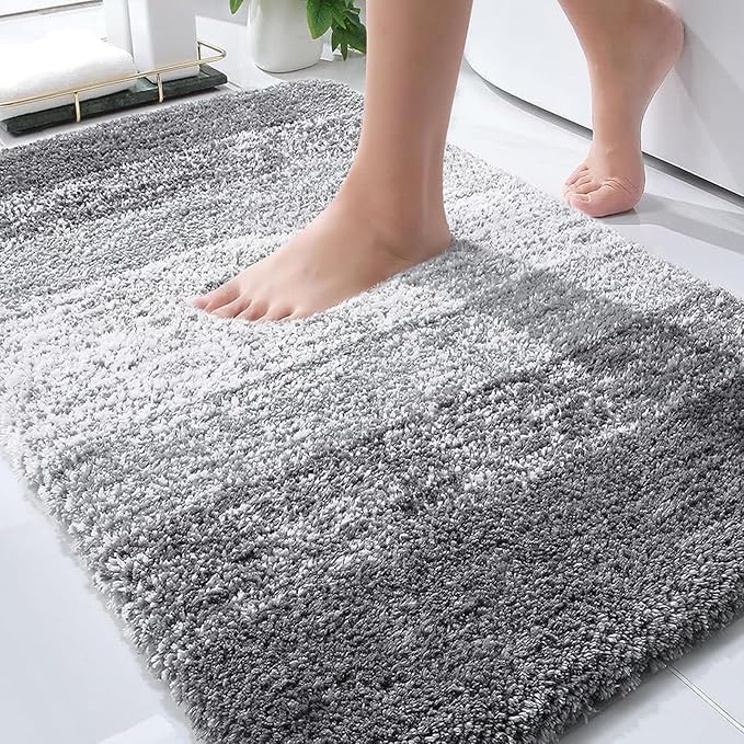 OLANLY Microfiber Bath Rug, 30x20, Rubber Backing product image