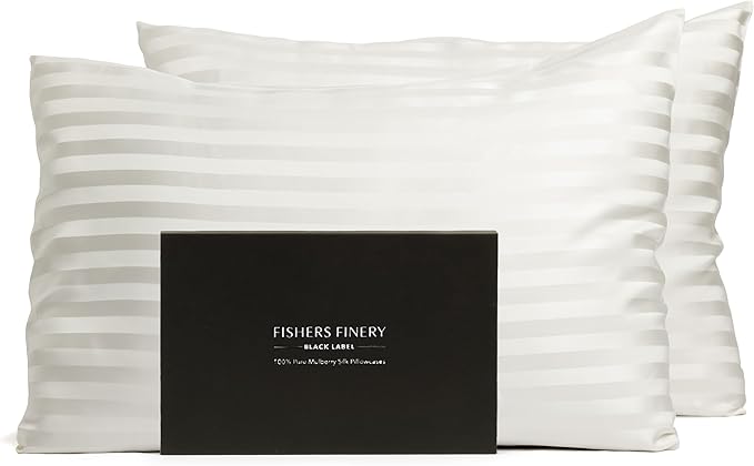 Fishers Finery 25 Momme 100% Pure Mulberry Silk Pillowcase product image