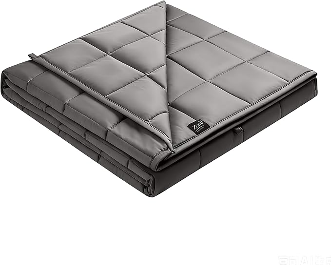 ZonLi Cooling Bamboo Weighted Blanket (15 lbs, 48 x 72 inches)