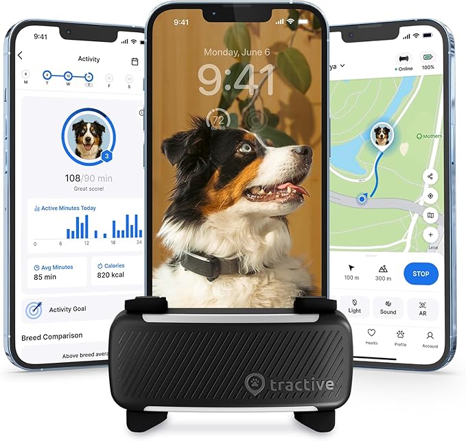 Tractive LTE GPS Dog Tracker on Amazon