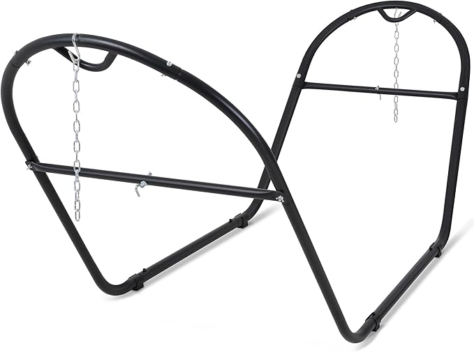 SUNCREAT 12 Foot Hammock Stand for Spreader Bar Hammocks, Heavy Duty Steel