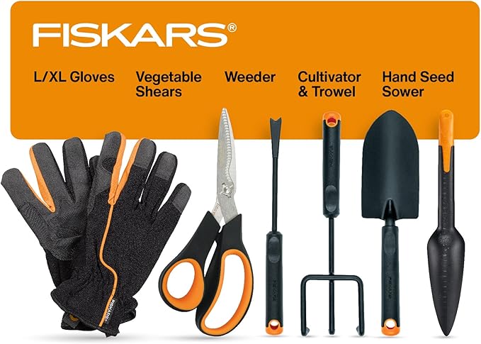 Fiskars Premium Garden Tool Set