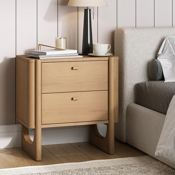 Nathan James Telio 2-Drawer Nightstand