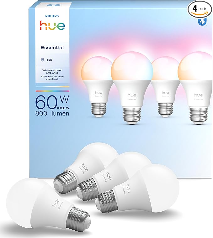 Philips Hue White and Color Ambiance A19 Bulb (Bridge required)