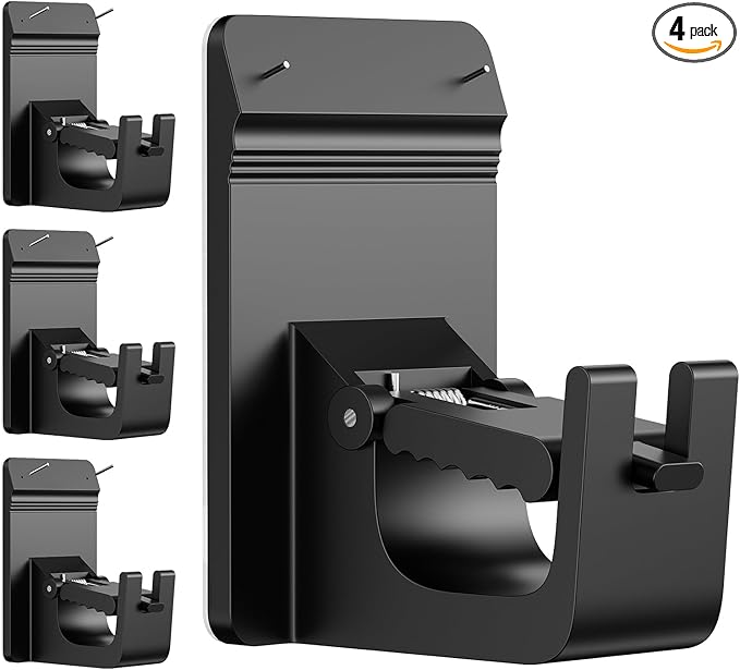 Universal Heavy-Duty No-Drill Brackets (30+ lb Adhesive + Invisible Nail) for renters