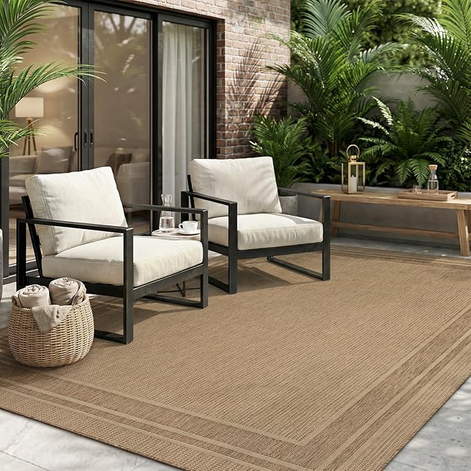MontVoo Outdoor Rug 5x7 Polypropylene Textured Weave product image