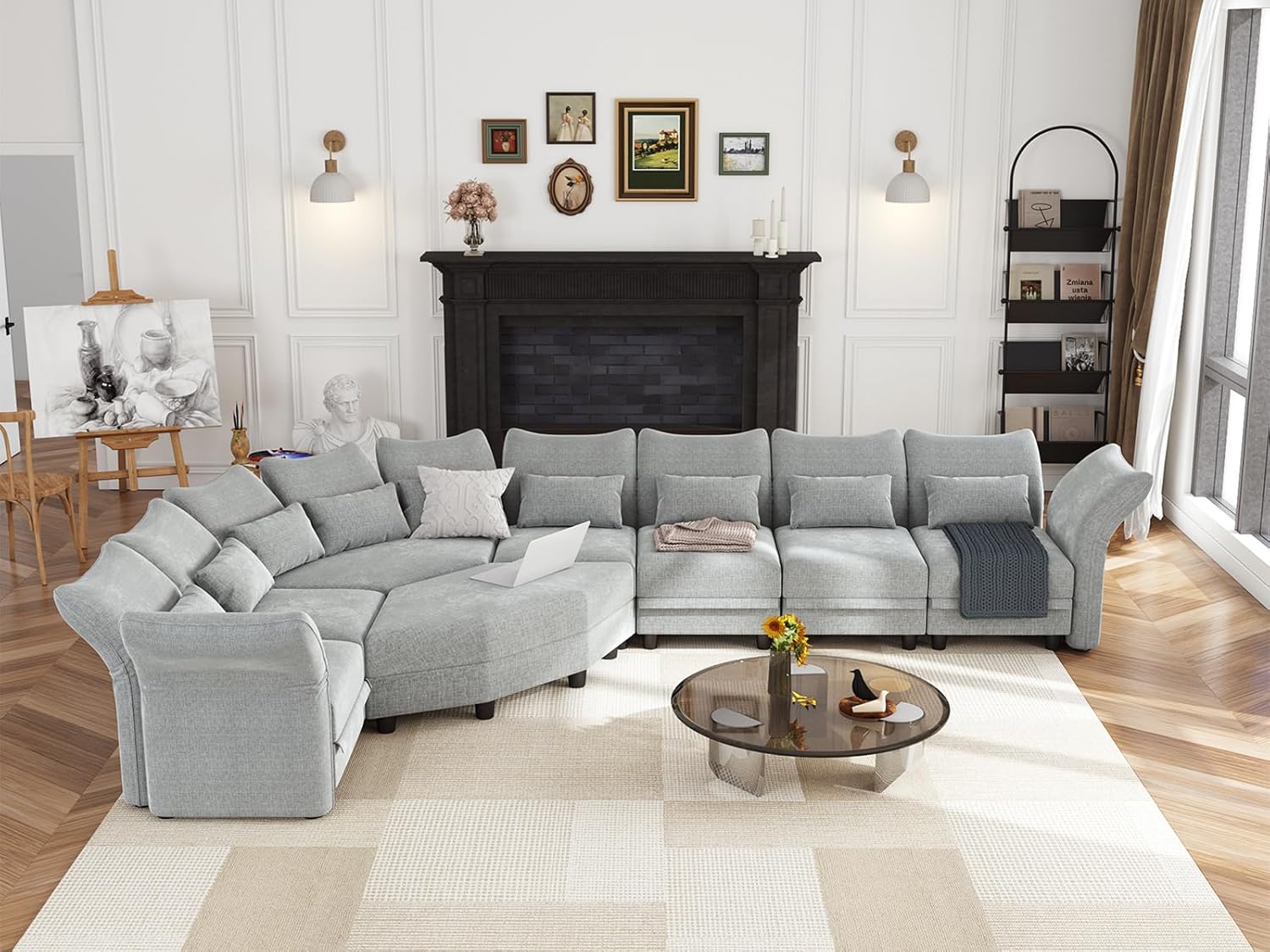 LLappuil 173" Oversized Modular Sectional Sofa