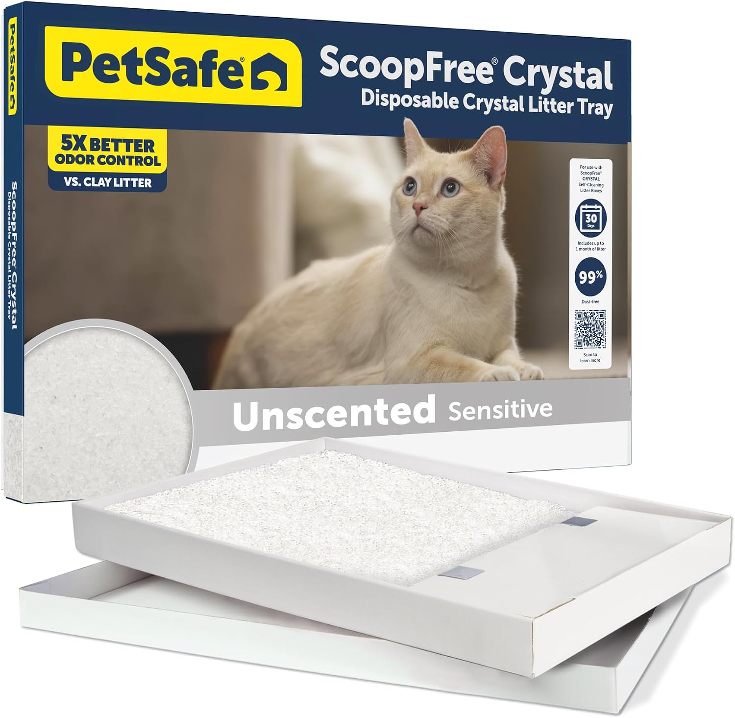 PetSafe ScoopFree Crystal Tray Refill, Fragrance-Free