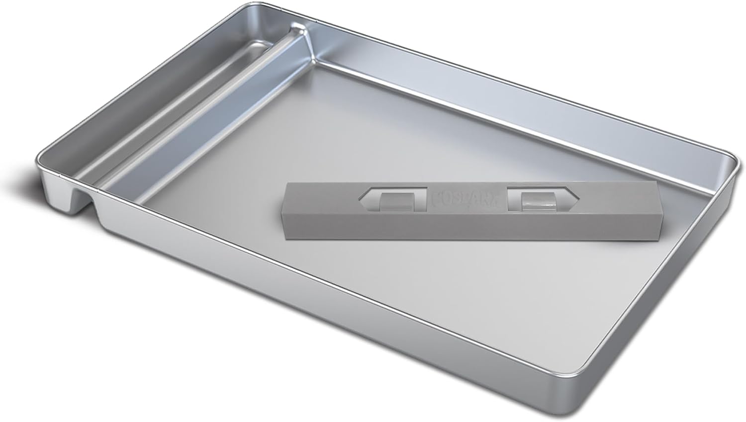 Reusable Stainless Steel Tray for ScoopFree, Clip-On Waste Extender