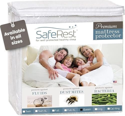 SafeRest Waterproof Queen Mattress Protector