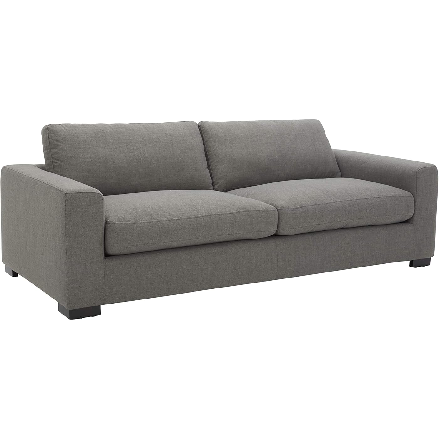 Stone & Beam Westview 89" Extra-Deep Down-Filled Sofa — Smoke Grey