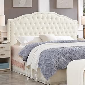 24KF Nailhead Boucle Headboard