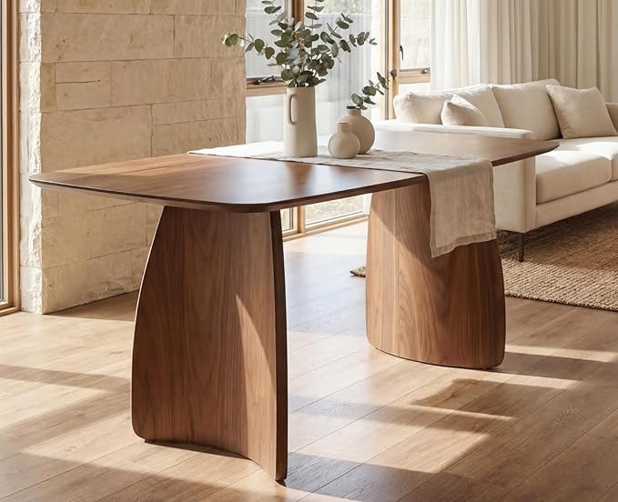 ROCITY Mid-Century Rectangular Dining Table